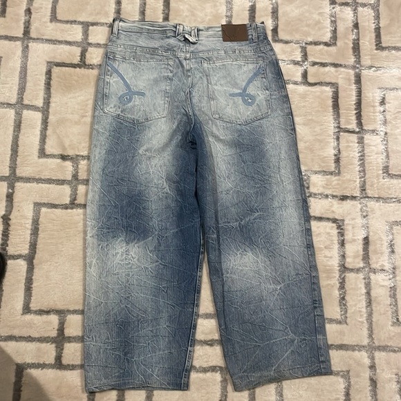Jeanuin Bleu vintage stone washed jeans 36x32 - Picture 2 of 11
